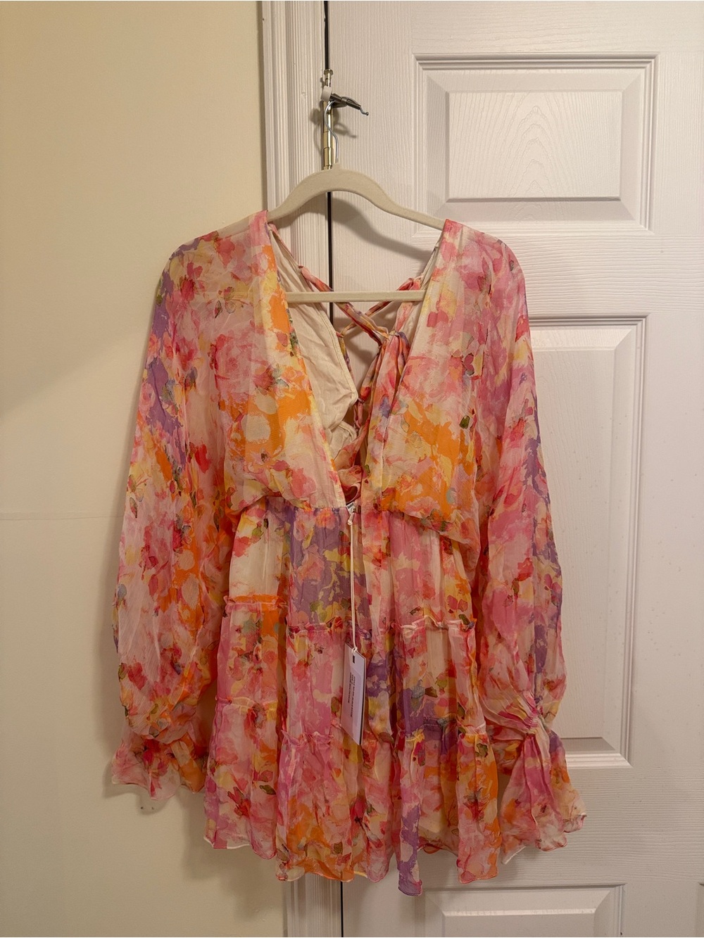 Pink Floral Hemant and Nandita dress - Picture 2 of 4